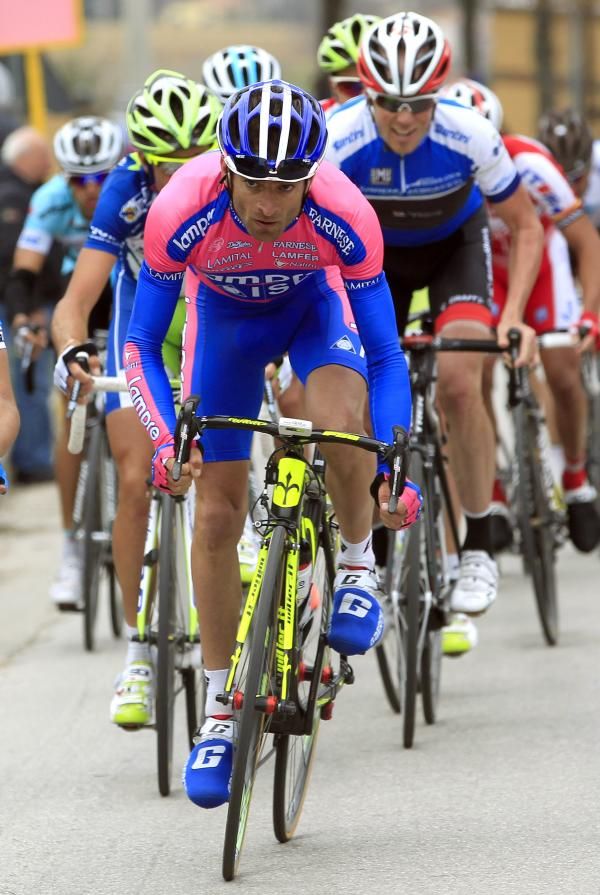 Michele Scarponi (Lampre) has a dig in the finale