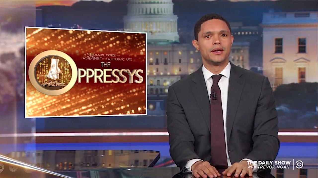 Trevor Noah hosts the Oppresseys