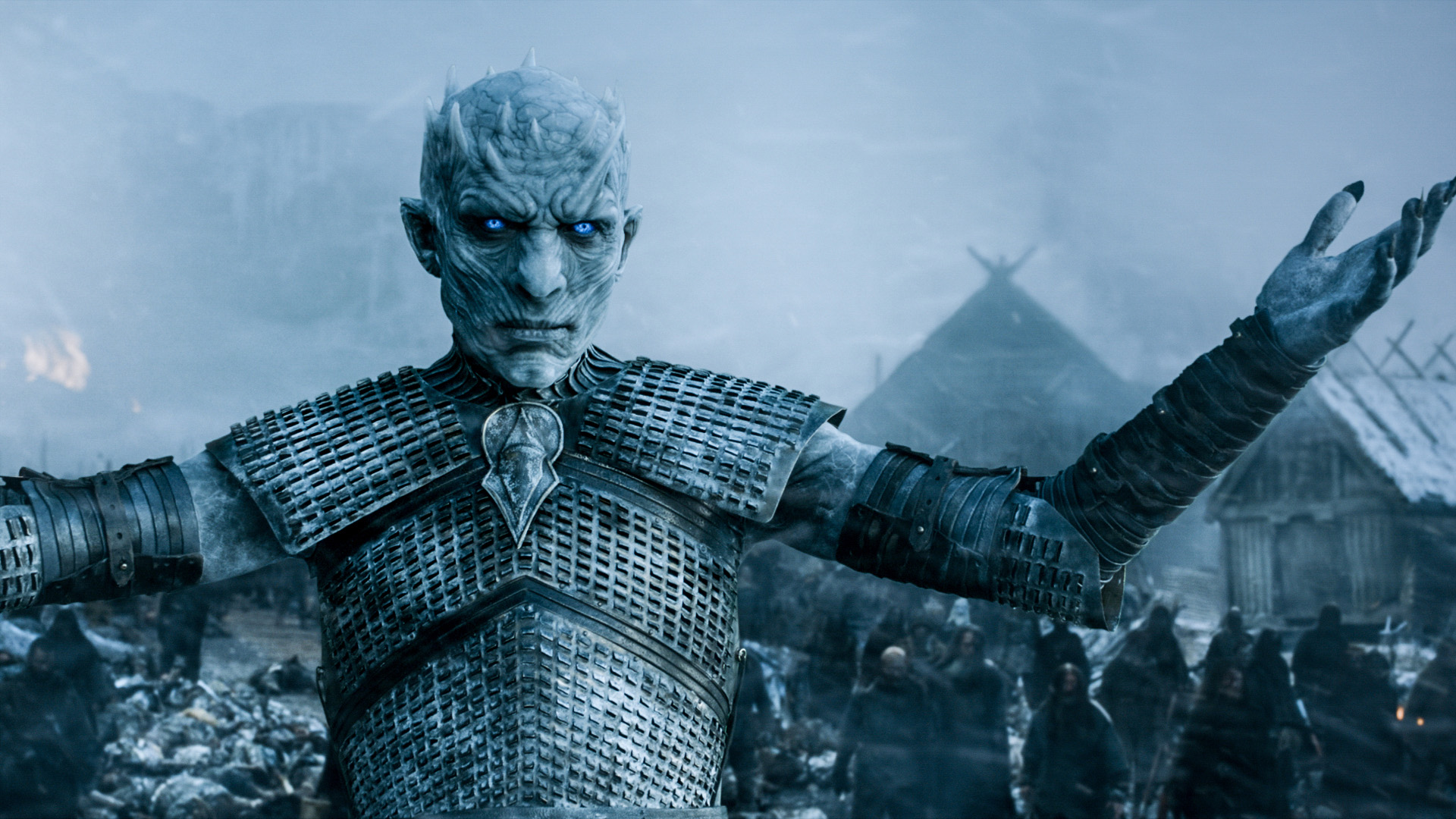 The Night King, as played by Richard Brake, in Game of Thrones.