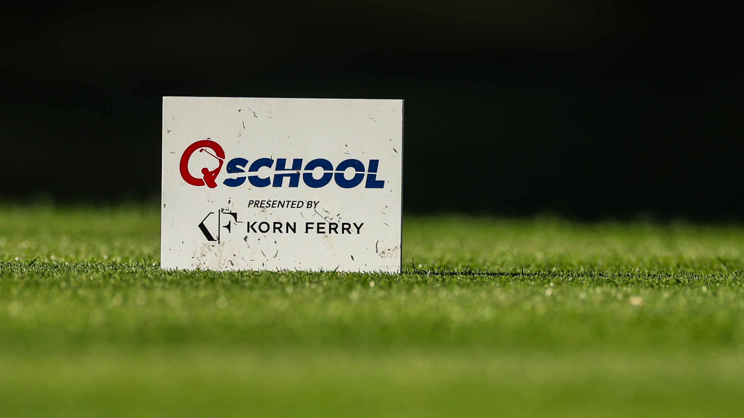 A PGA Tour Q-School tee marker 