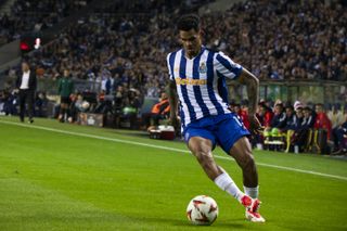 Galeno in action for Porto against Olympiacos in January 2025.