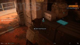 Star Wars Outlaws Zafi's Vault Keycard location