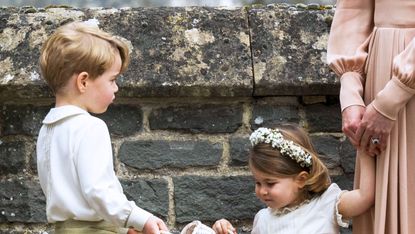 Child, Dress, Hair accessory, Headpiece, Toddler, Photography, Gesture, Sibling, 