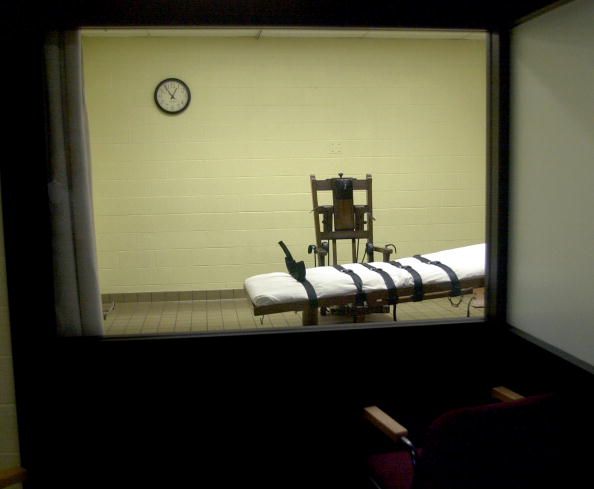 A prison death chamber.