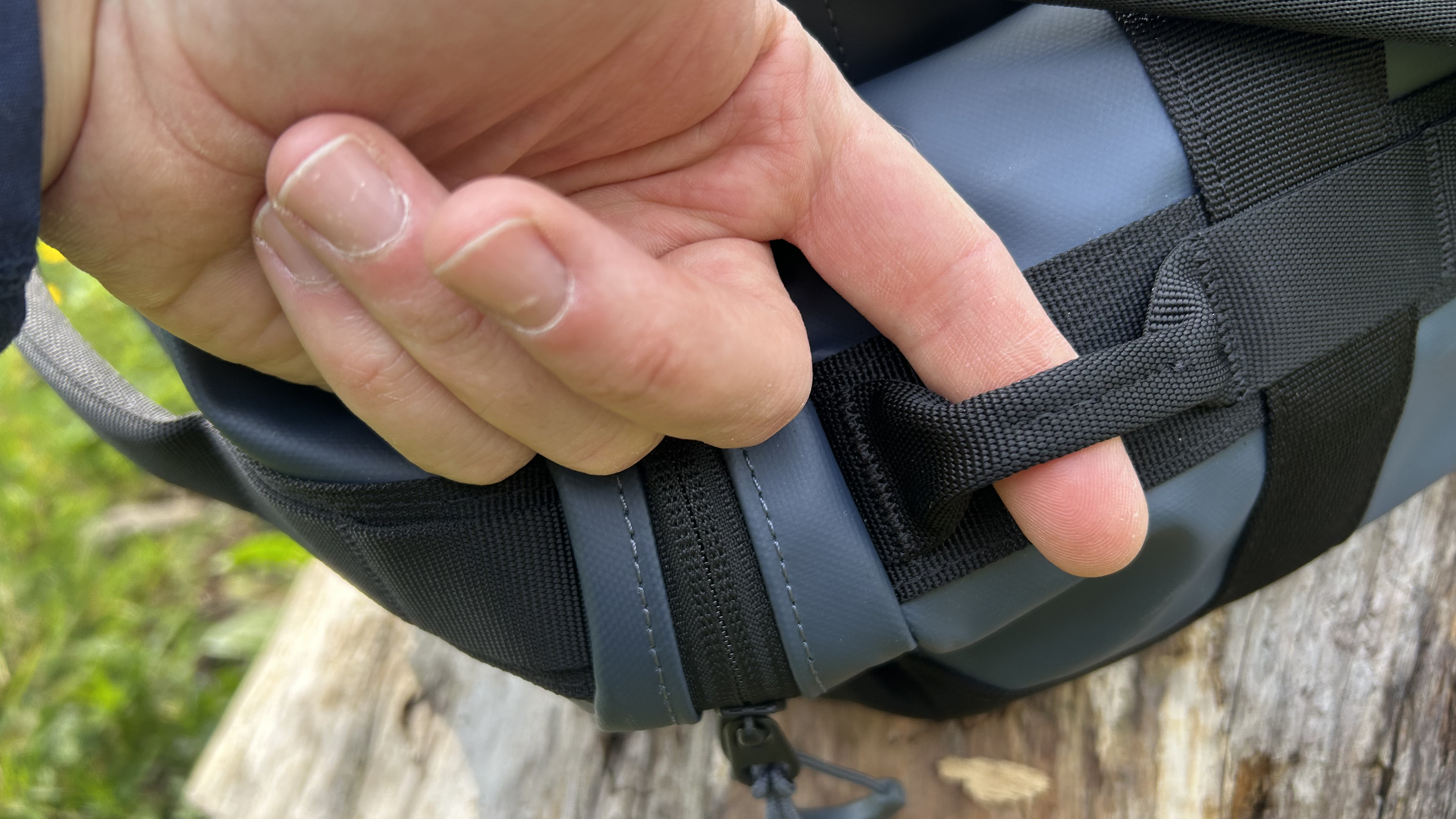 Loop for strap attachment