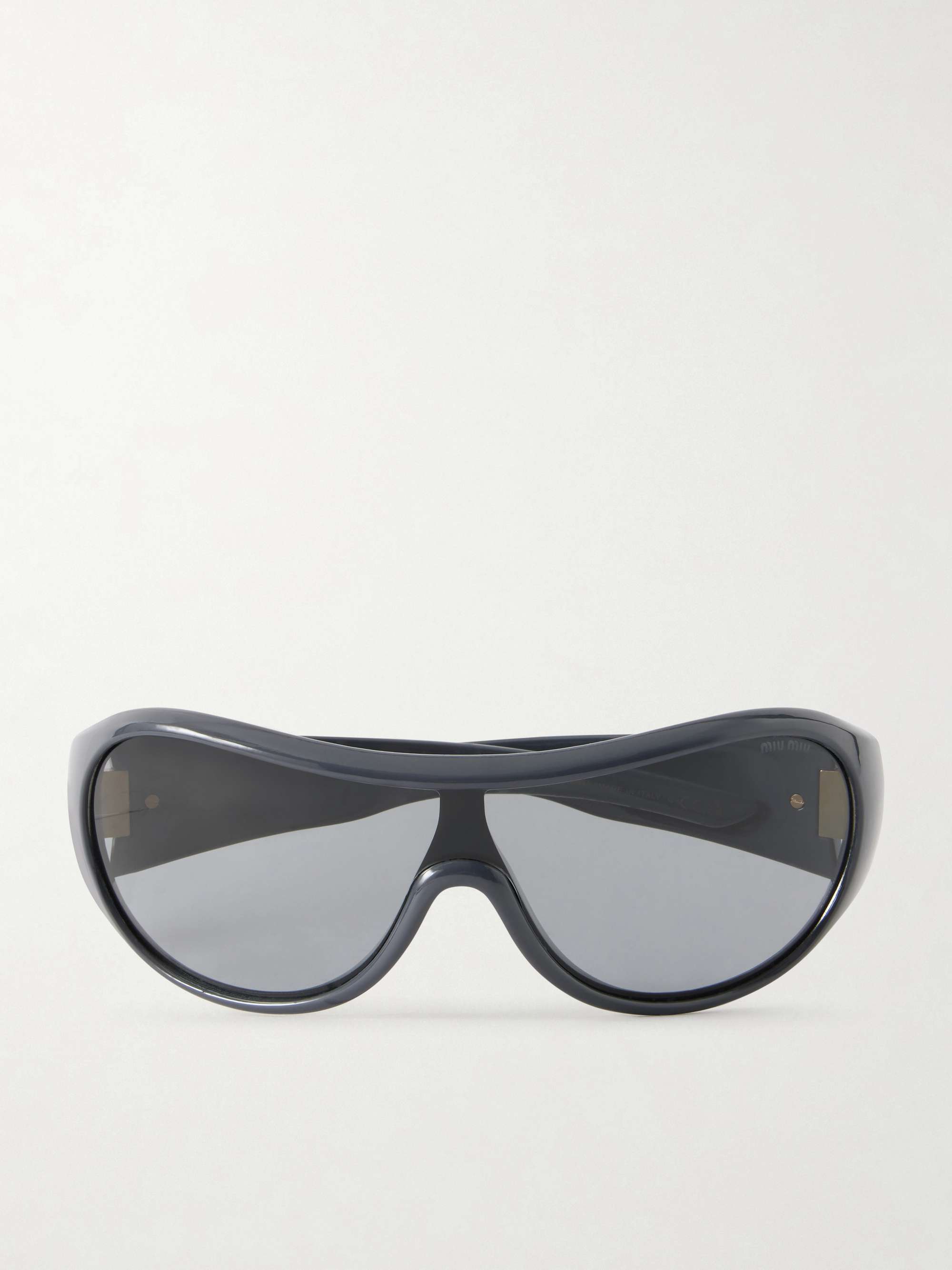 Rounded-Frame Acetate Sunglasses