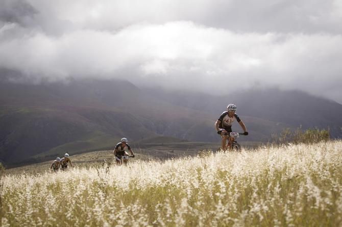 Christoph Sauser and Frantisek Rabon of Meerendal Songo Specialized