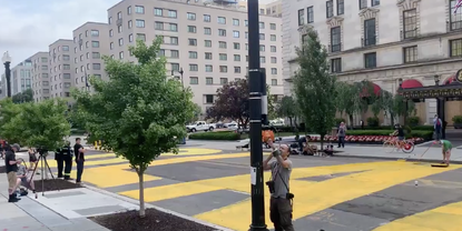 Black Lives Matter gets painted on the streets of Washington, D.C.
