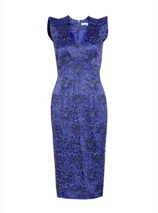Project D London exclusive french blue lace shift dress, £465