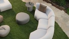 King Living 1977 Outdoor Sofa in garden