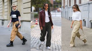 how to style cargo pants with a t-shirt