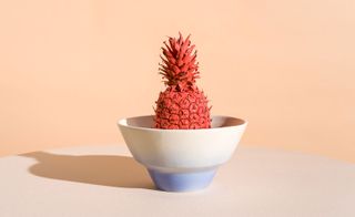 Pineapple in bowl