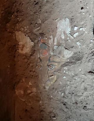 The leopard painting was found in a necropolis that was in use for more than 1,000 years.