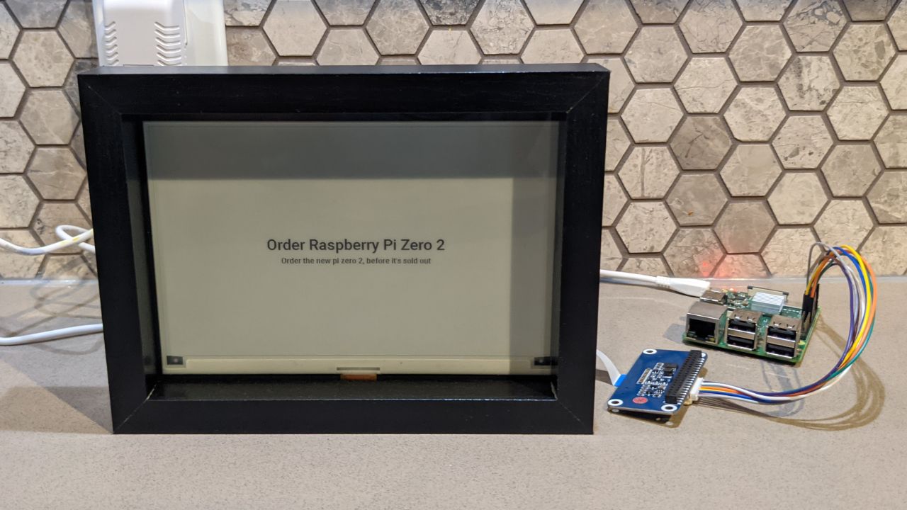 Raspberry Pi E-Paper Reminder