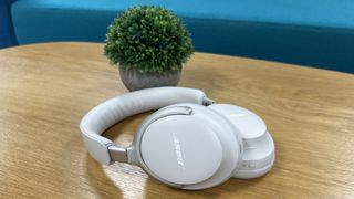 Bose QuietComfort Ultra Headphones on a desk