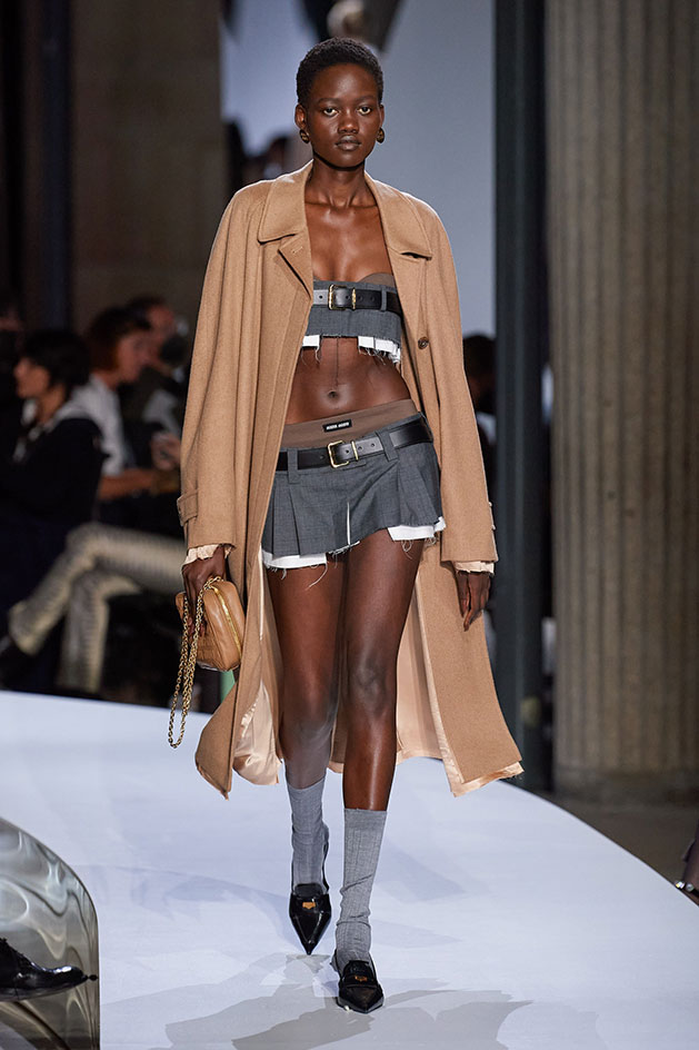 femininity with androgynous, boyish silhouettes
