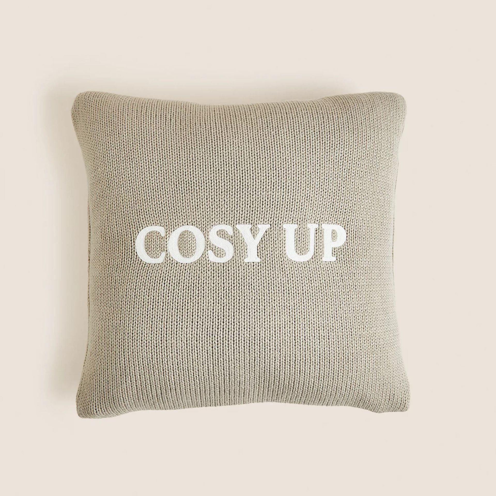 Cosy Up Slogan Cushion