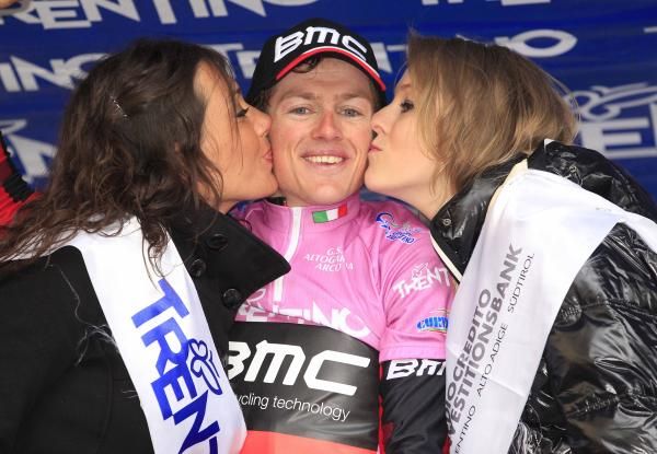 Mathias Frank (BMC) moves into the overall lead.