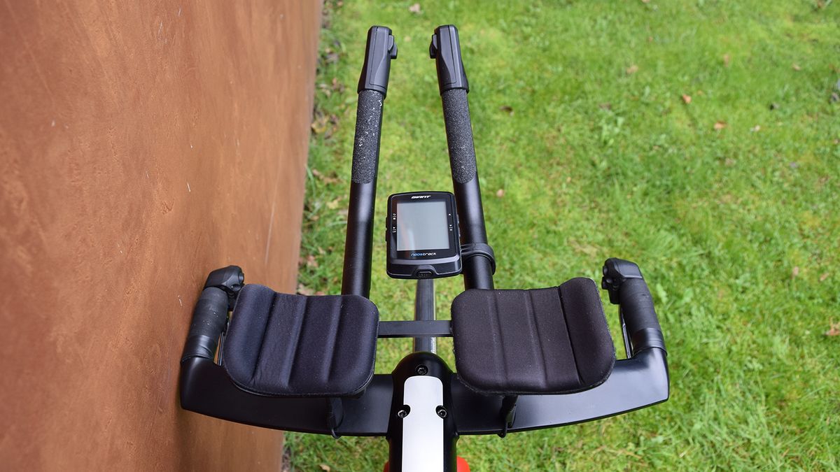 Dumoulin's cockpit is a neat and uncluttered affair