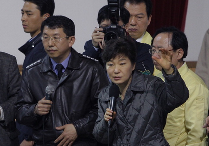 South Korean president lashes out at ferry captain's 'murderous behavior'