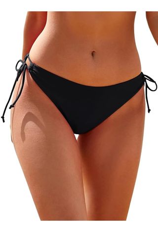 Verdusa Women's Tie Side Swimsuit Bikini Bottom
