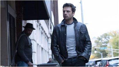 Sebastian Stan as Bucky Barnes in The Falcon and the Winter Soldier