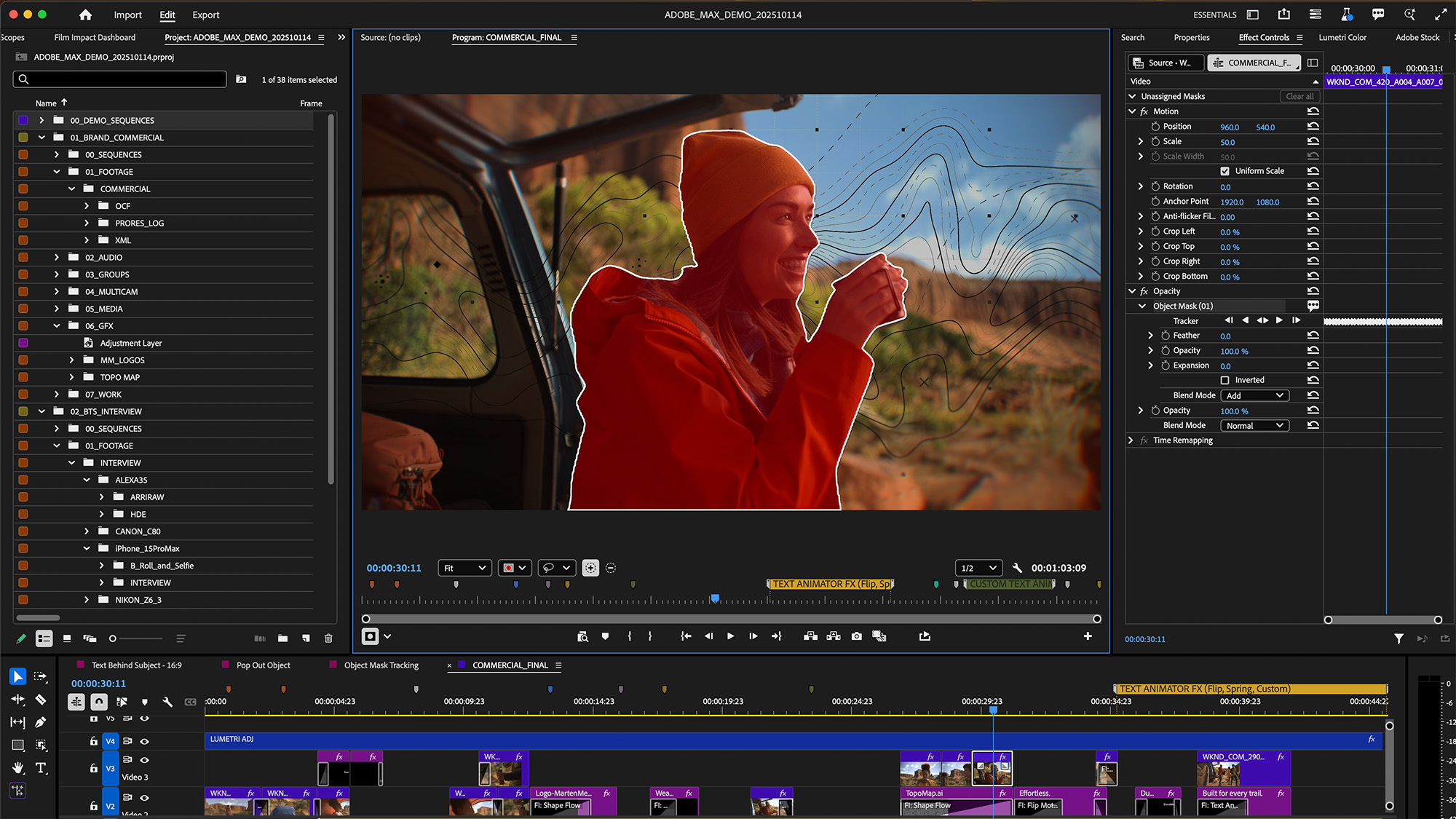 Adobe Premiere screenshot