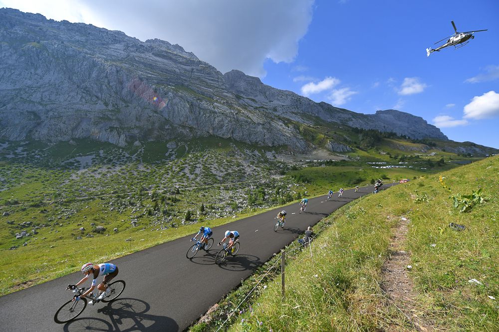 Scenery along the route of stage 10 at the tour de Francr