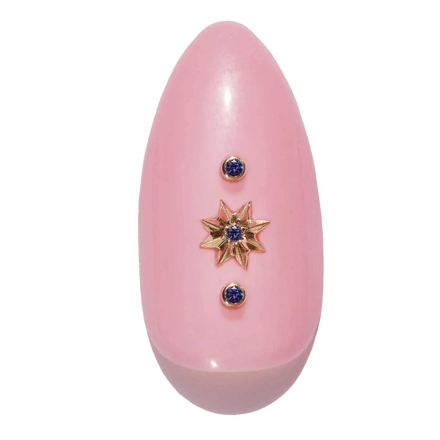Jessie V E, Blue Sapphire Star Nail Charm Set