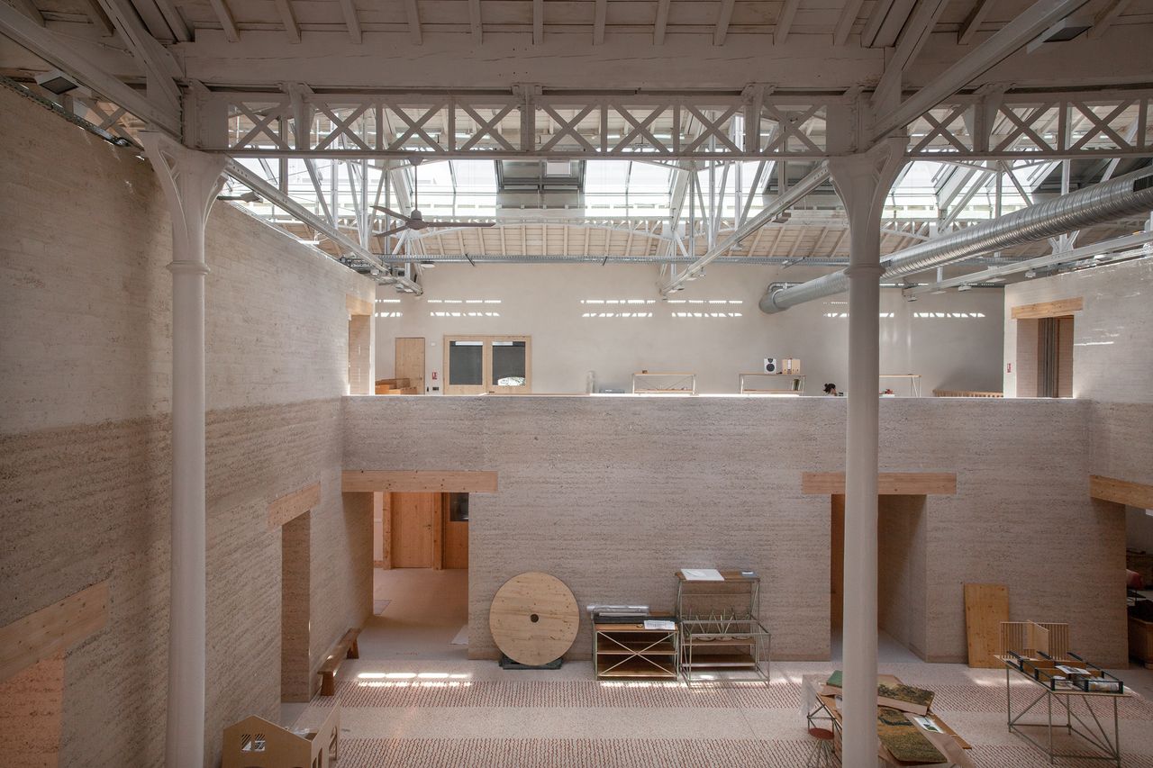 wide view of atelier luma interior at Magasin Électrique