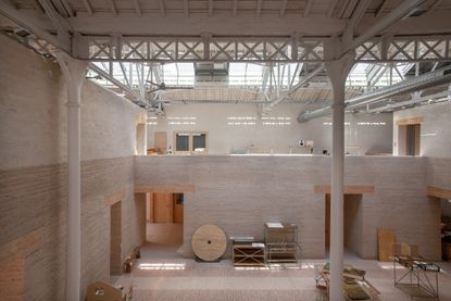 wide view of atelier luma interior at Magasin Électrique