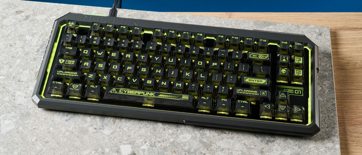 A MelGeek CYBER01 magnetic switch keyboard