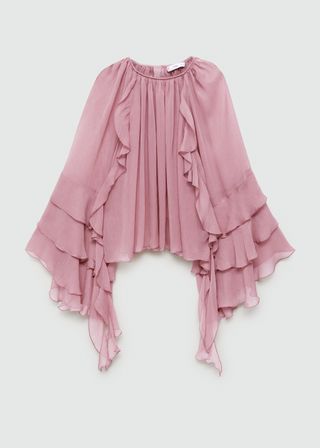 Ruffled Chiffon Blouse