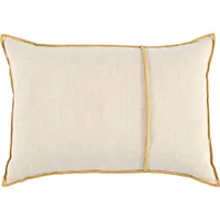 Studio 3B Chambray Oblong Throw Pillow in Golden Yellow for $20, at Bed Bath &amp; Beyond