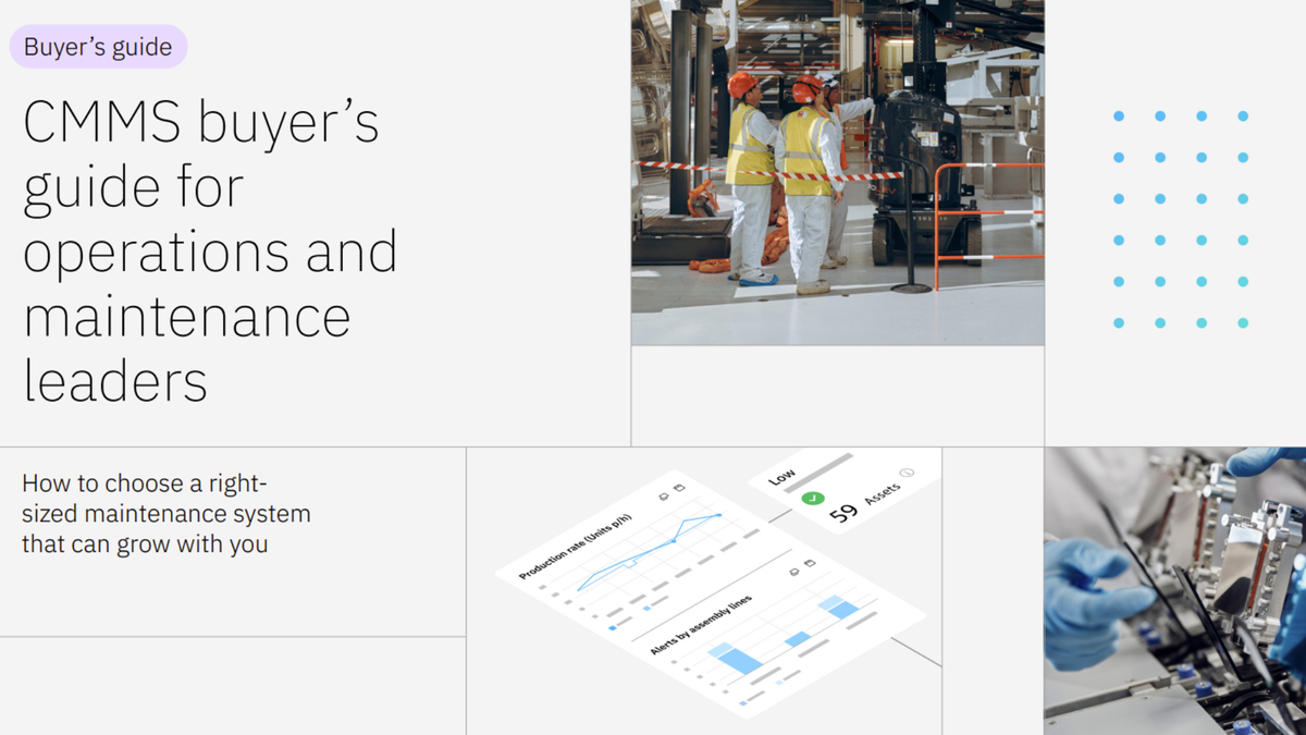 CMMS buyer’s guide for operations and maintenance leaders | IT Pro