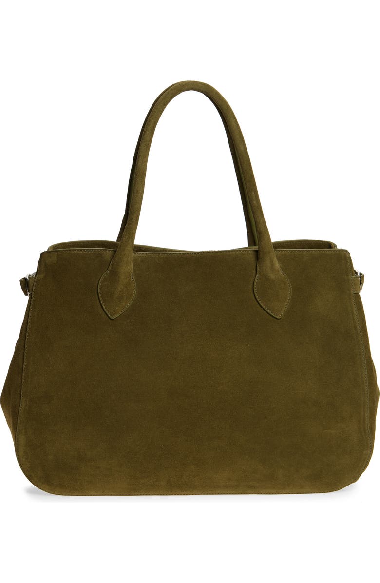 Large Patrizia Suede Satchel