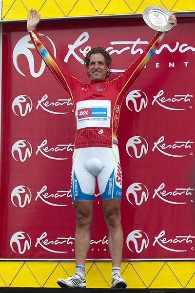 Dutchman Koen De Kort (Skil Shimano) is level with Mehdi Sohrabi (Tabriz Petrochemical) on six points in the king of the mountains competition.