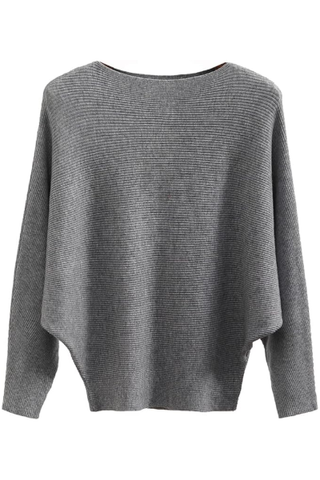 Ckikiou Womens Lightweight Oversized Boat Neck Sweater (Was $67) 