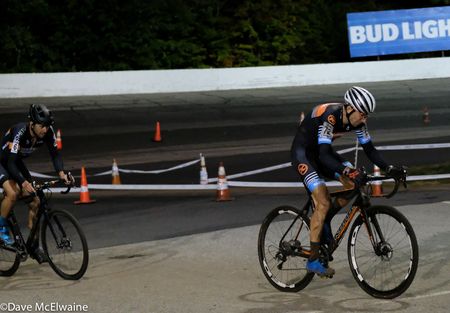 Kerry Werner (Kona) was having a brilliant weekend on the bike