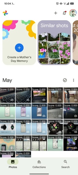 A screenshot of Google Photos that shows the company's progress with its "Expressive" redesign by revamping its Memory cards with a heart-shaped cutout and more colorful accents.