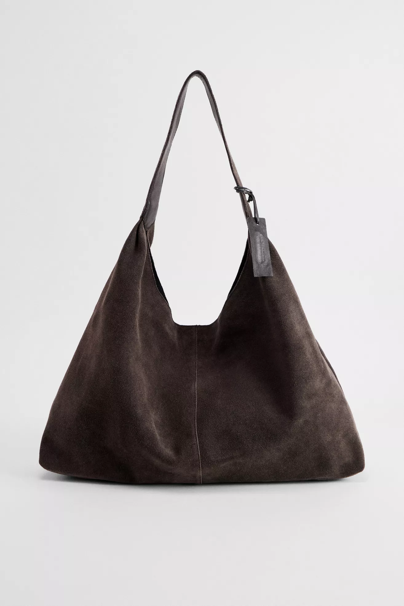 Uo Suede Slouch Shoulder Bag