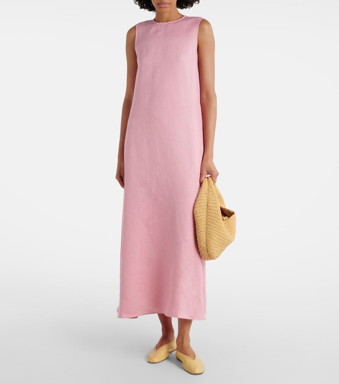 Tallin Linen Midi Dress