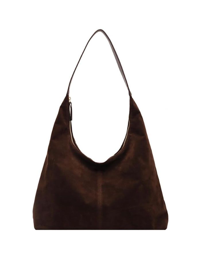 Women’s Trendy Suede Tote Bag Shoulder Bags for Women Fall Underarm Bag Winter Hobo Bag Work Purses Suede Travel Handbag
