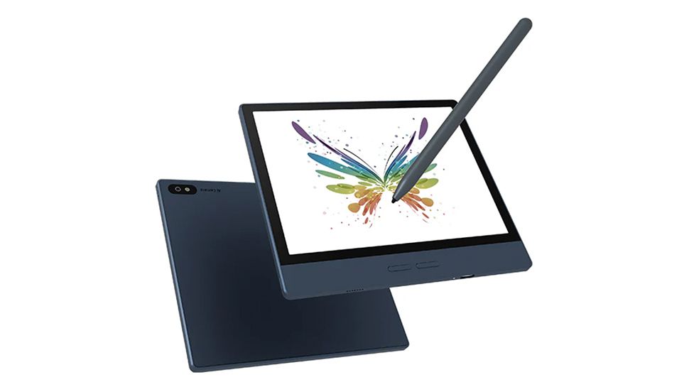I can't wait to try this 7-inch color E-Ink display that can make calls, but also has a wireless charging stylus and a unique 2-button navigation