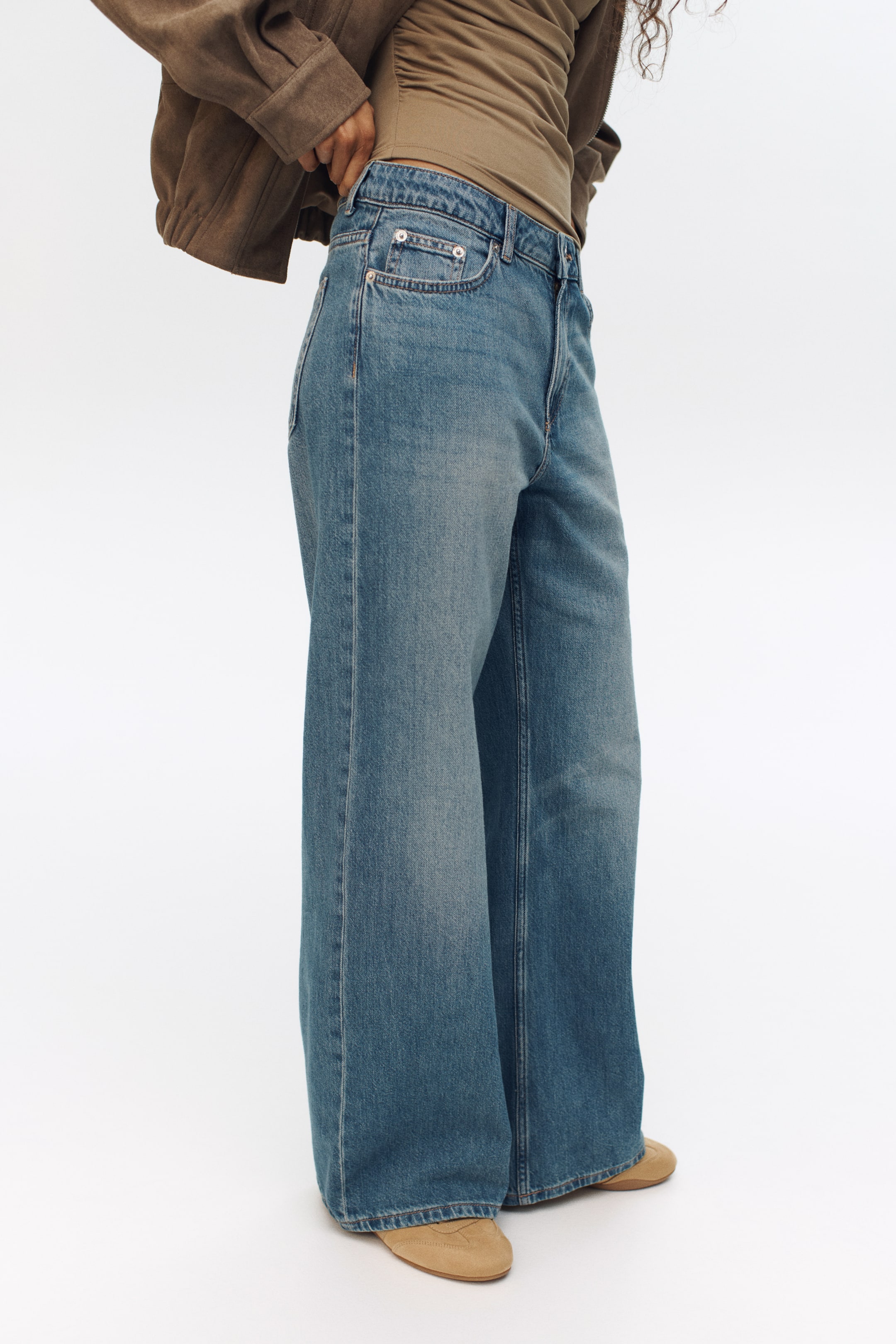 Baggy Regular Waist Jeans