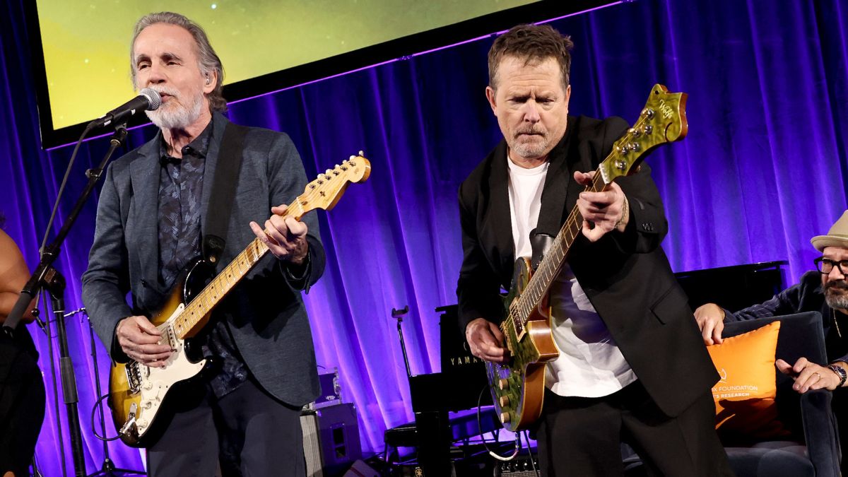 Michael J. Fox and Jackson Browne