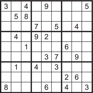 Sudoku puzzle