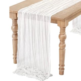 White table cloth on table