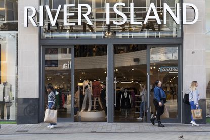 The exterior of a River Island high street store