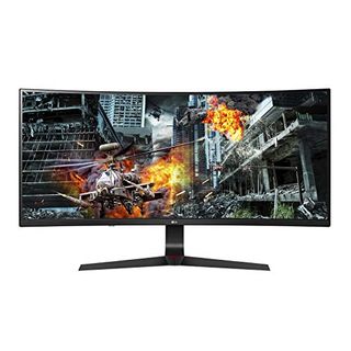 LG 34GL750-B 34 Inch 21:9 Ultragear Curved WFHD (2560 x 1080) IPS 144Hz G-SYNC Compatible Gaming Monitor